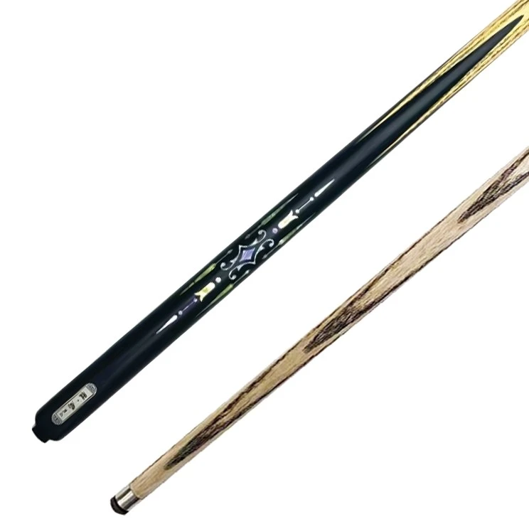 胜局M4纯手工镶嵌中式八球小头一体台球杆带杆盒全套