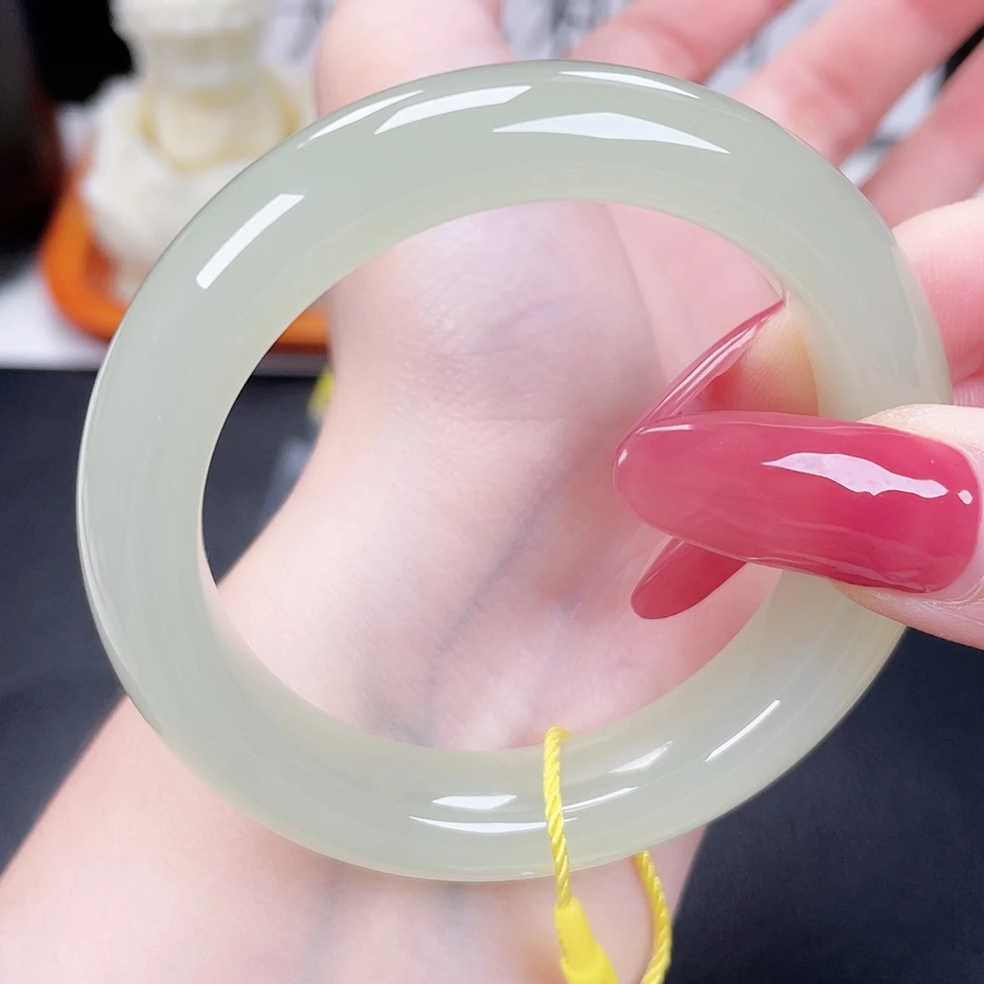 和田玉未镶嵌手镯5051