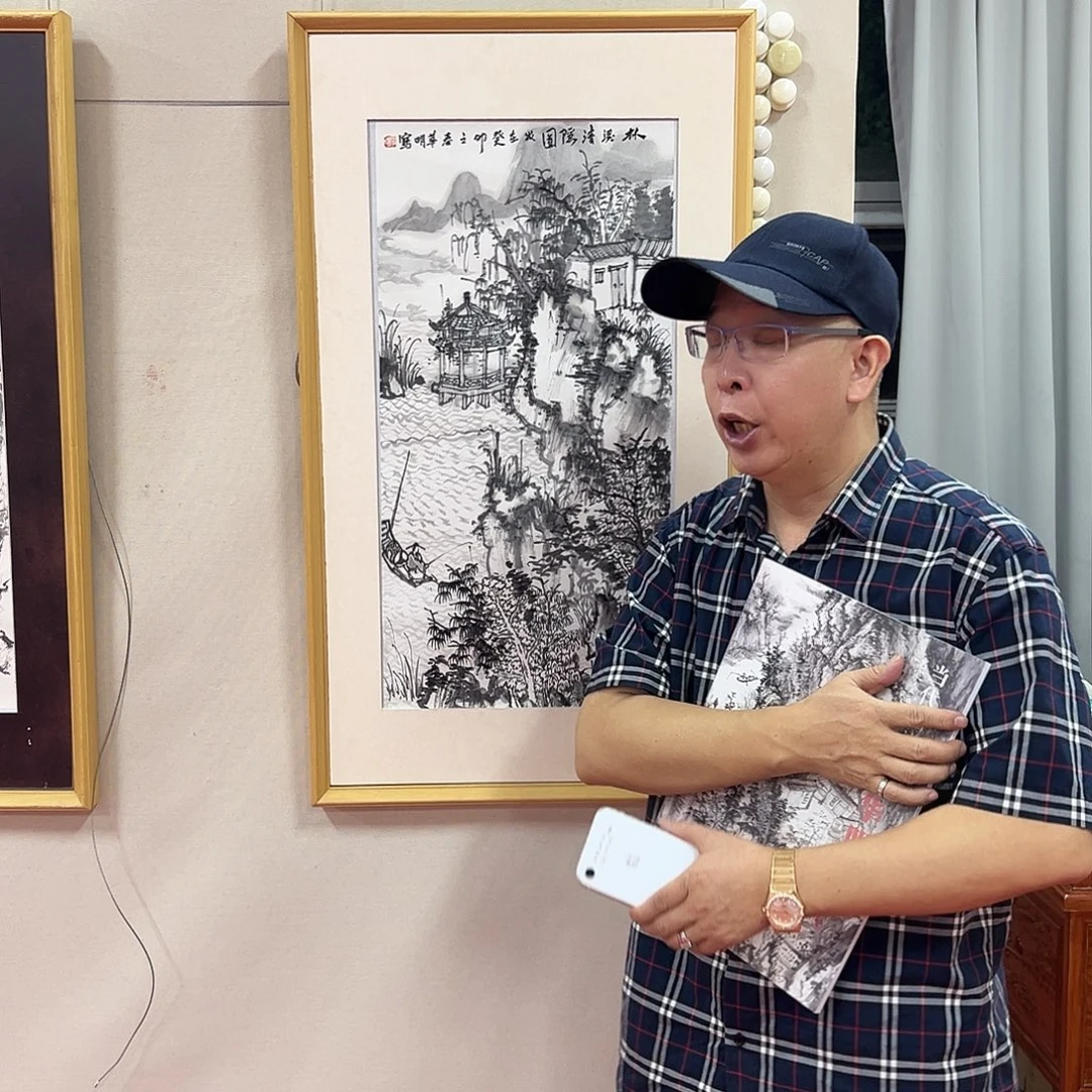 国画丁华明出版作品