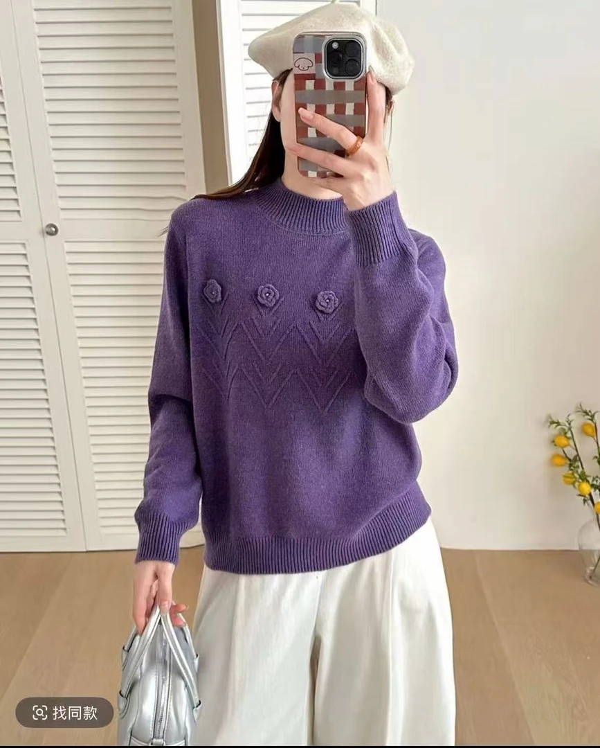 732【 杠上开花】秋冬加厚针织衫