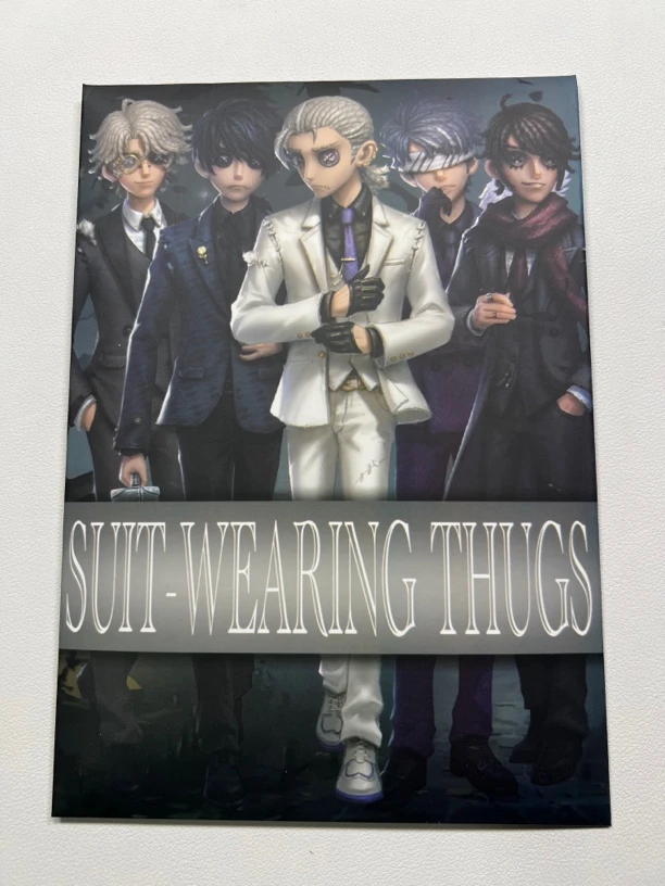 【拆盒】同人周边 西装暴徒盲盒色纸 立牌叠叠乐