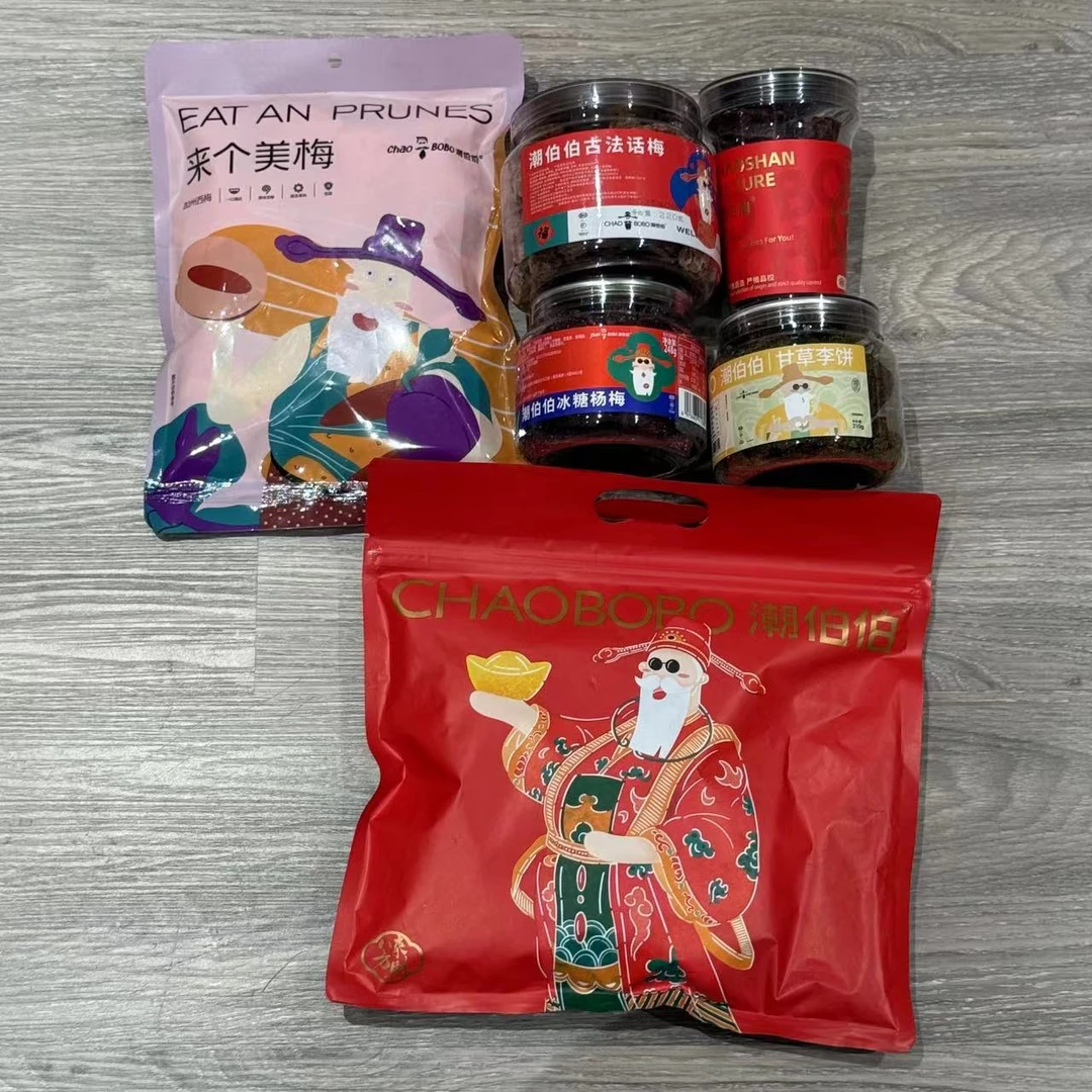 ChaoBoBo/潮伯伯梅料套餐 办公室休闲小吃