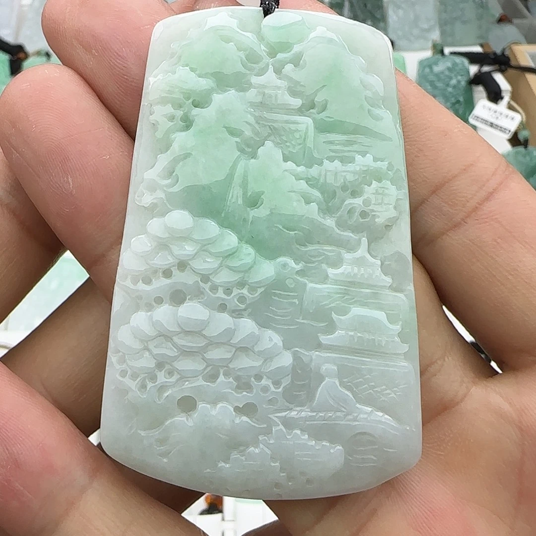 颈饰未镶嵌翡翠翡翠