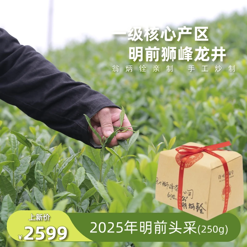 【2025年明前头采】杭州西湖龙井翁家山狮峰龙井250g