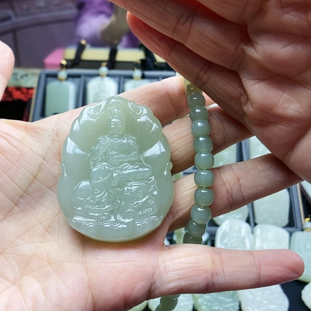 和田玉颈饰未镶嵌娱**王