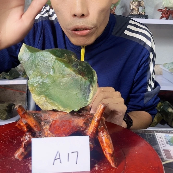 蛇纹石玉未镶嵌珠宝奇石