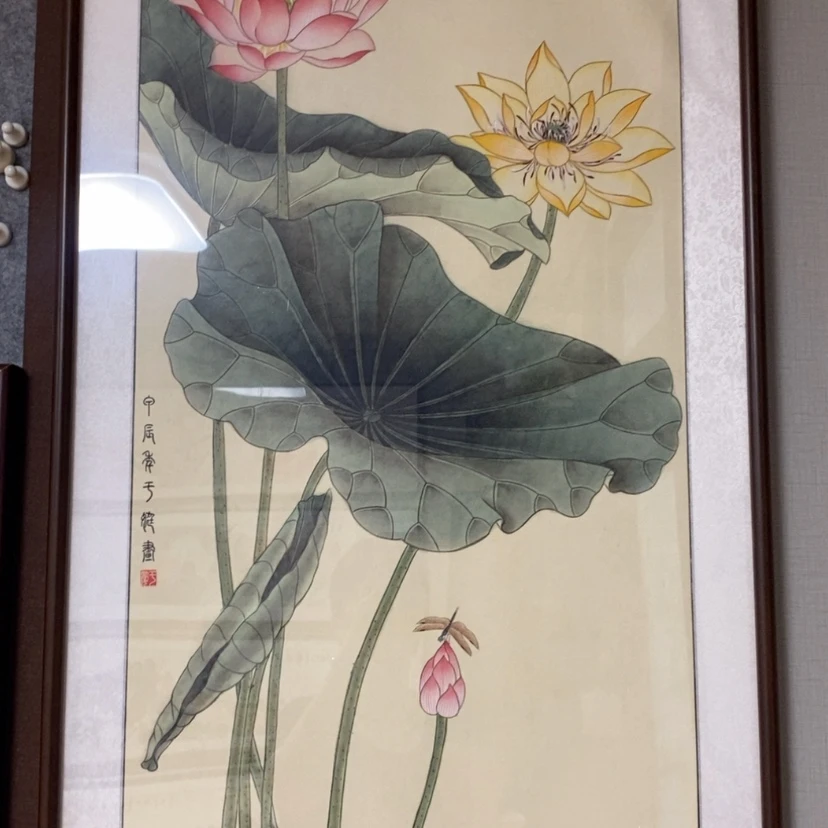 【闪购商品】国画手绘国画工笔带框122.56