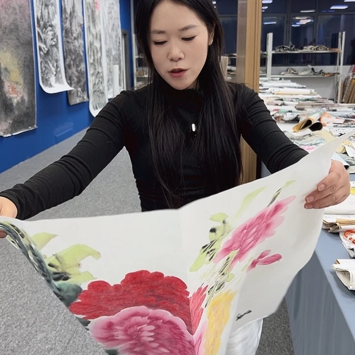 国画千**集纯手绘字画教程分享