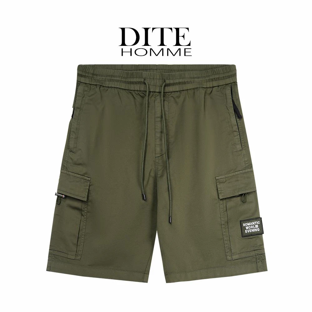 Dite迪特2025年男士夏季新款休闲裤舒适时尚百搭简约宽松潮流短裤