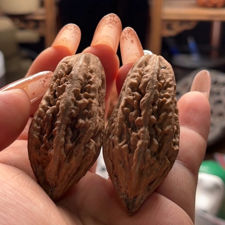 小***强文玩核桃把件楸大胖38