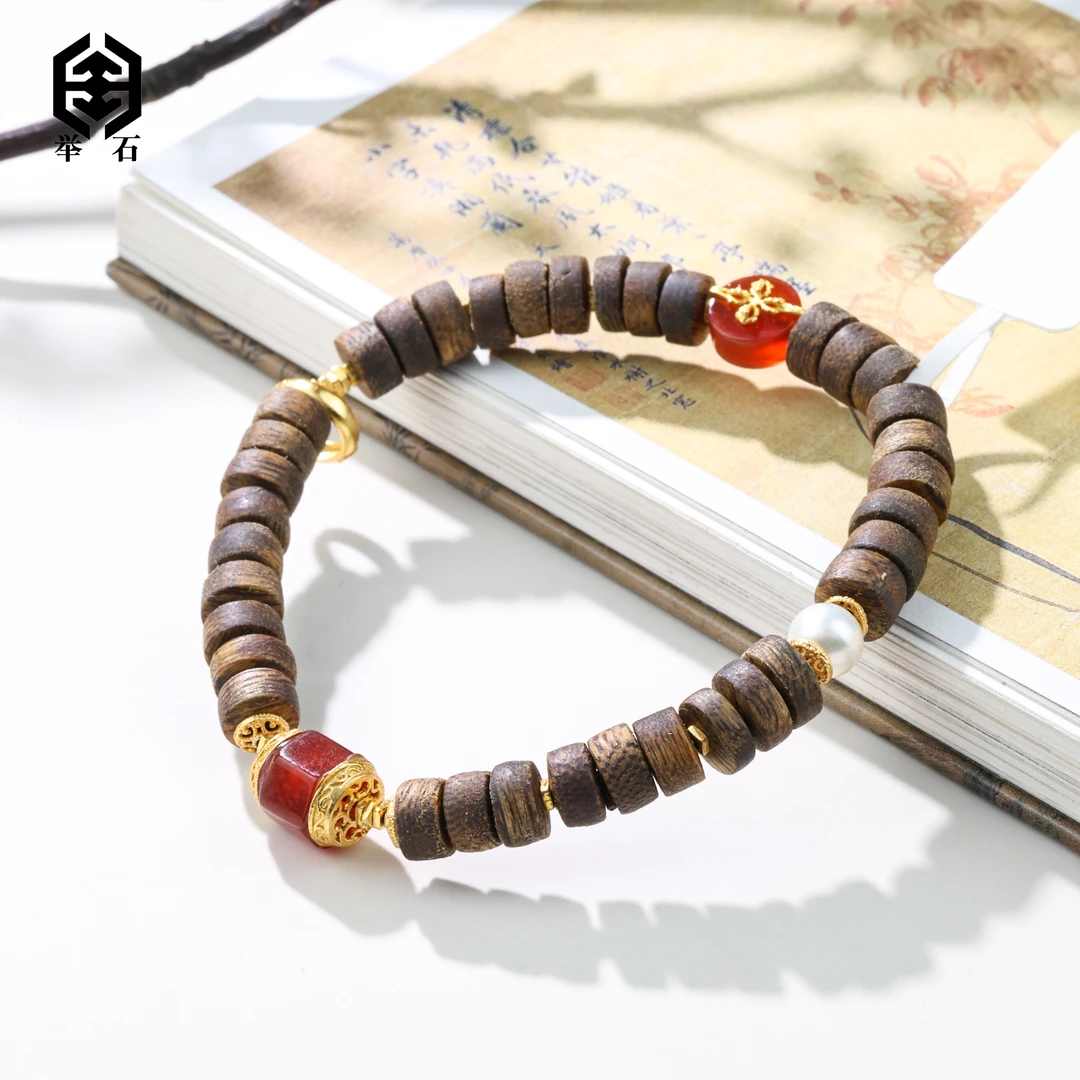 【举石精选】X03-228-860沉香手串（一件/约7mm+）N