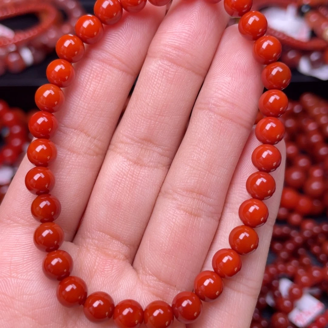 未镶嵌手链南红玛瑙