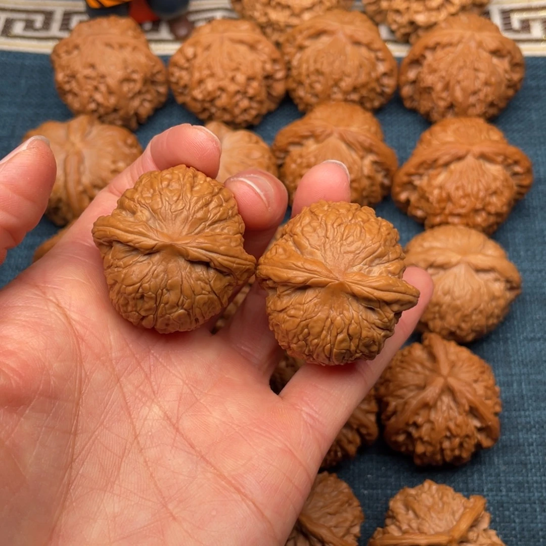 F***.把件文玩核桃36全品毕业乾隆磨