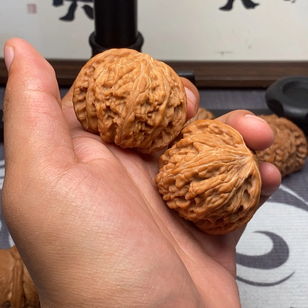 把件文玩核桃全品顶级正磨44尺