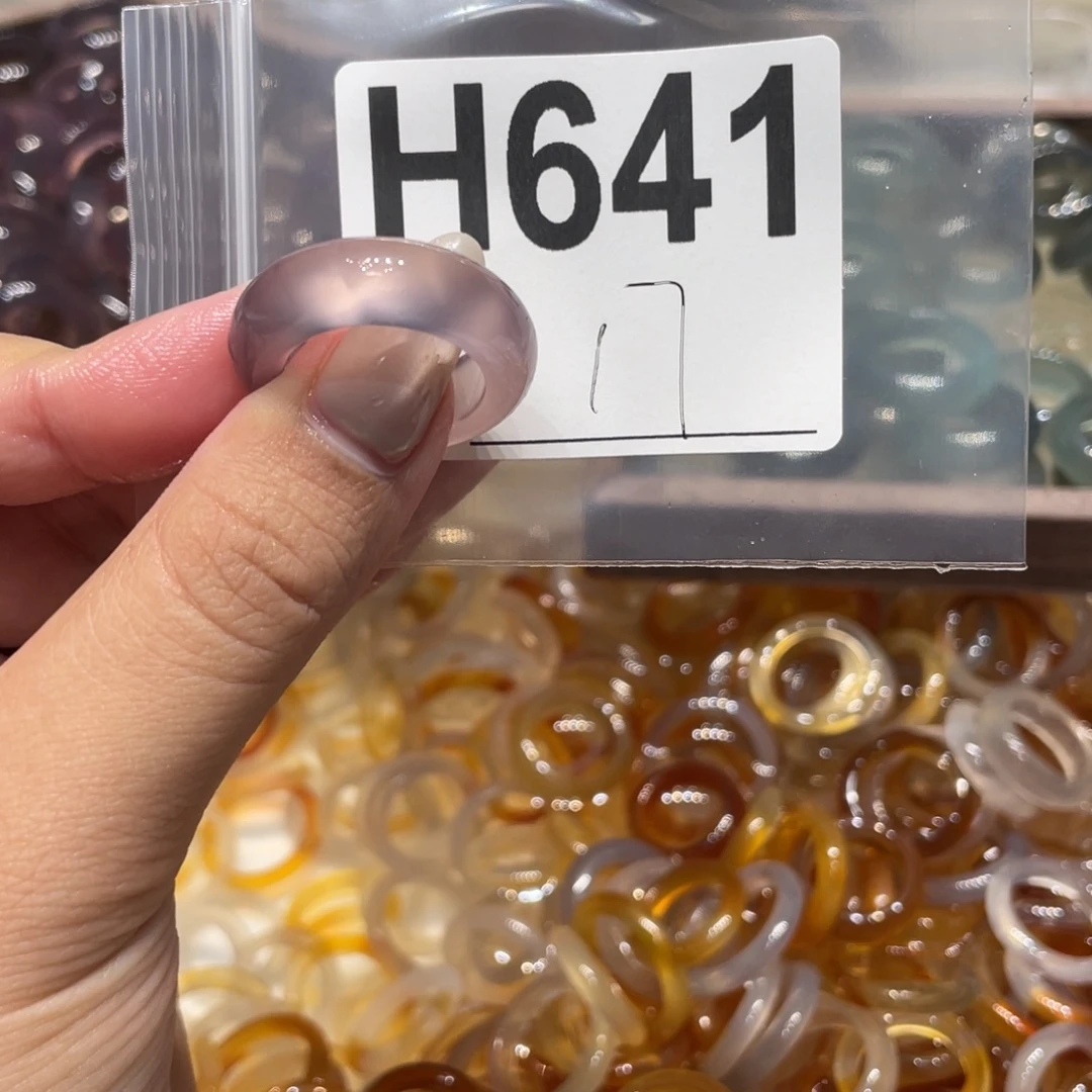 玛瑙/玉髓未镶嵌戒指641