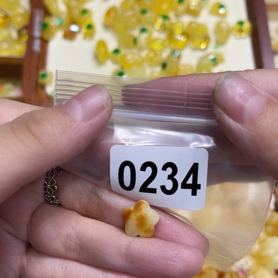 琥珀未镶嵌颈饰蜜蜡