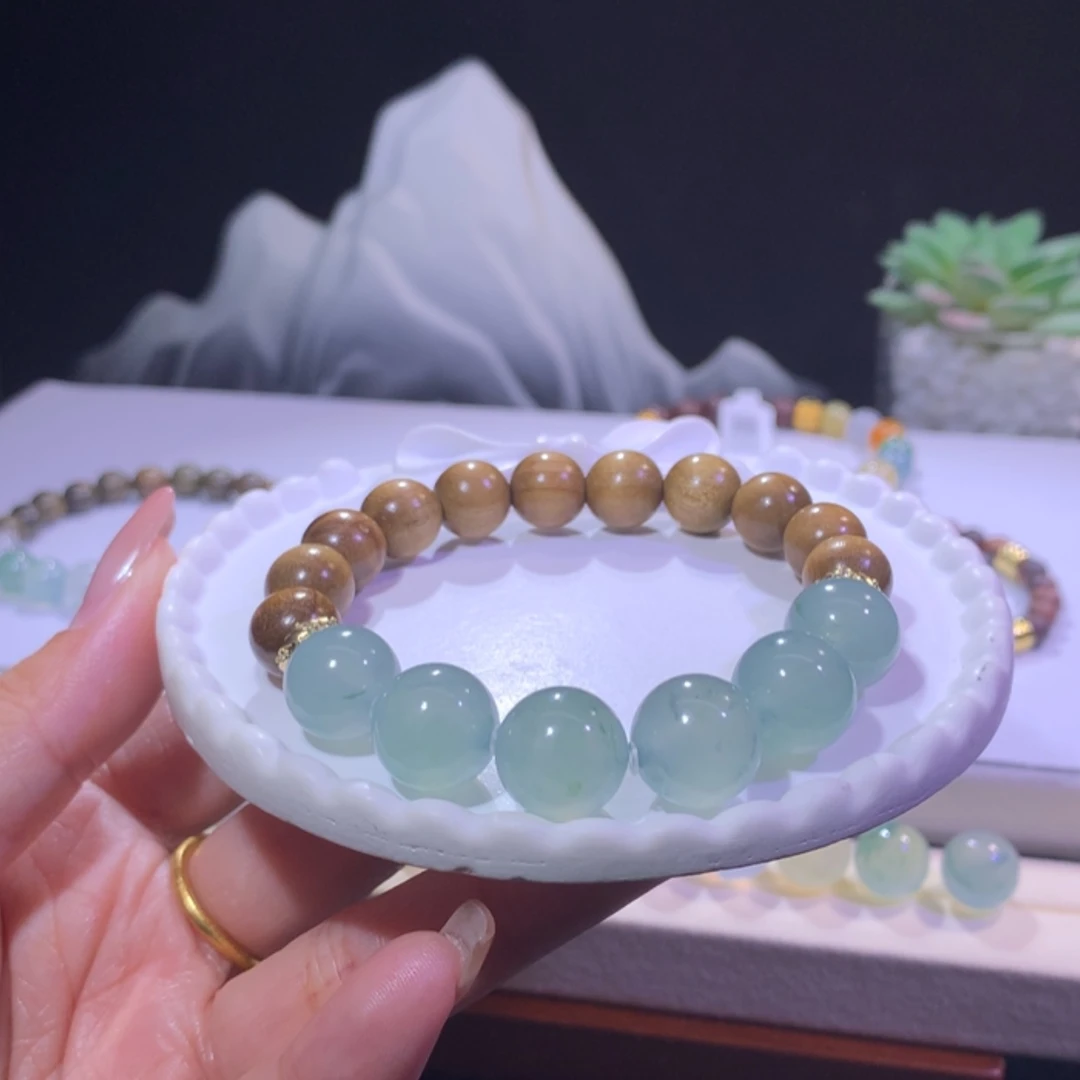 【闪购商品】翡翠散珠晴蓝串卡12