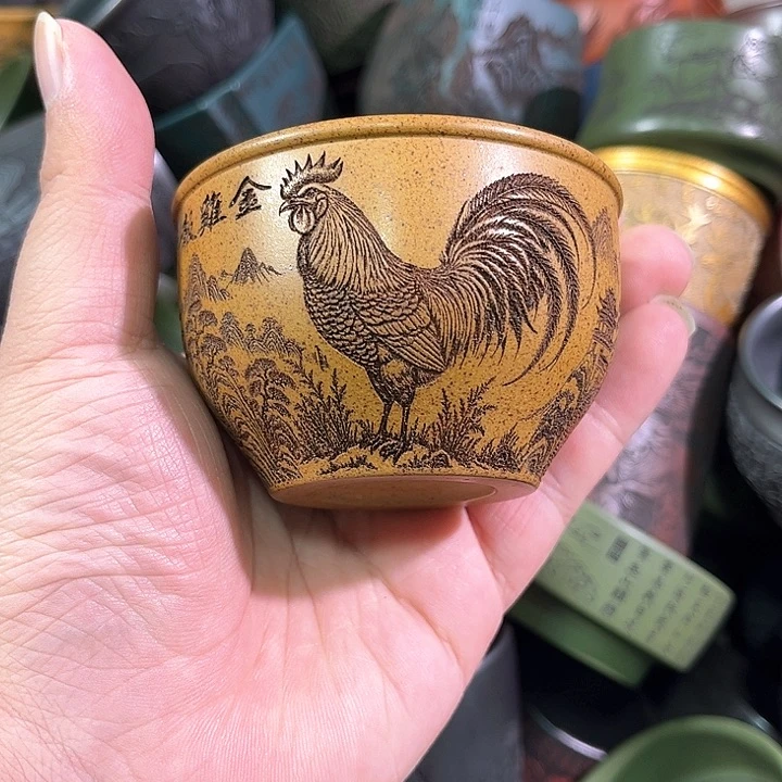 茶杯紫砂全手工紫砂主人杯