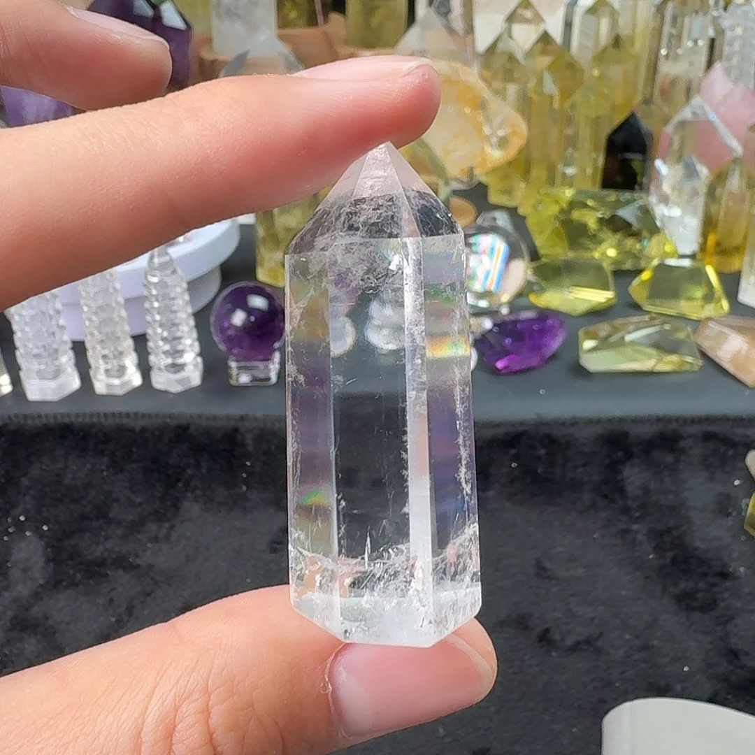 珠宝半成品水晶未镶嵌白水晶