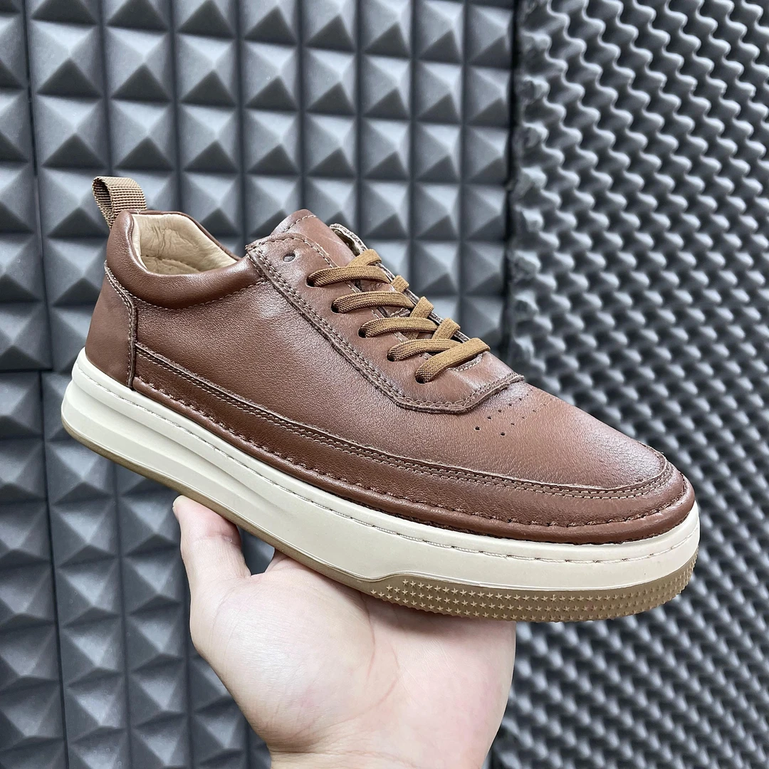 断码男鞋真皮板鞋柔软舒适休闲鞋99801