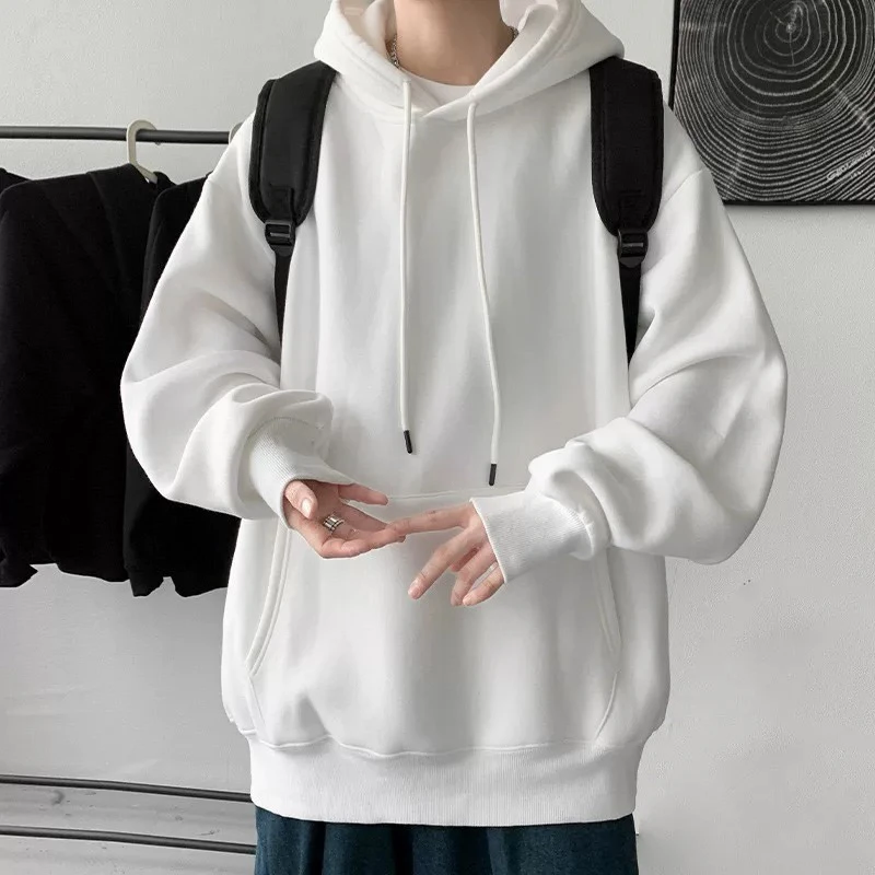 宽松男生休闲套头卫衣秋冬连帽韩版休闲百搭透气