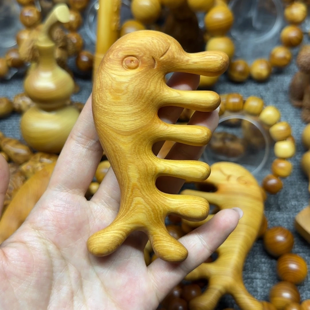 木***木柏木（崖柏）太行崖柏按摩梳子