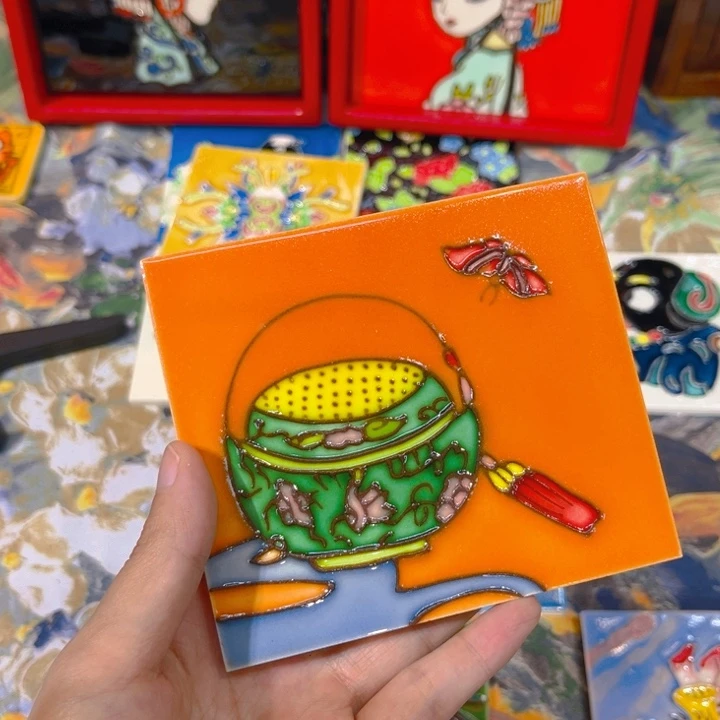 加大款瓷板画艺术作品