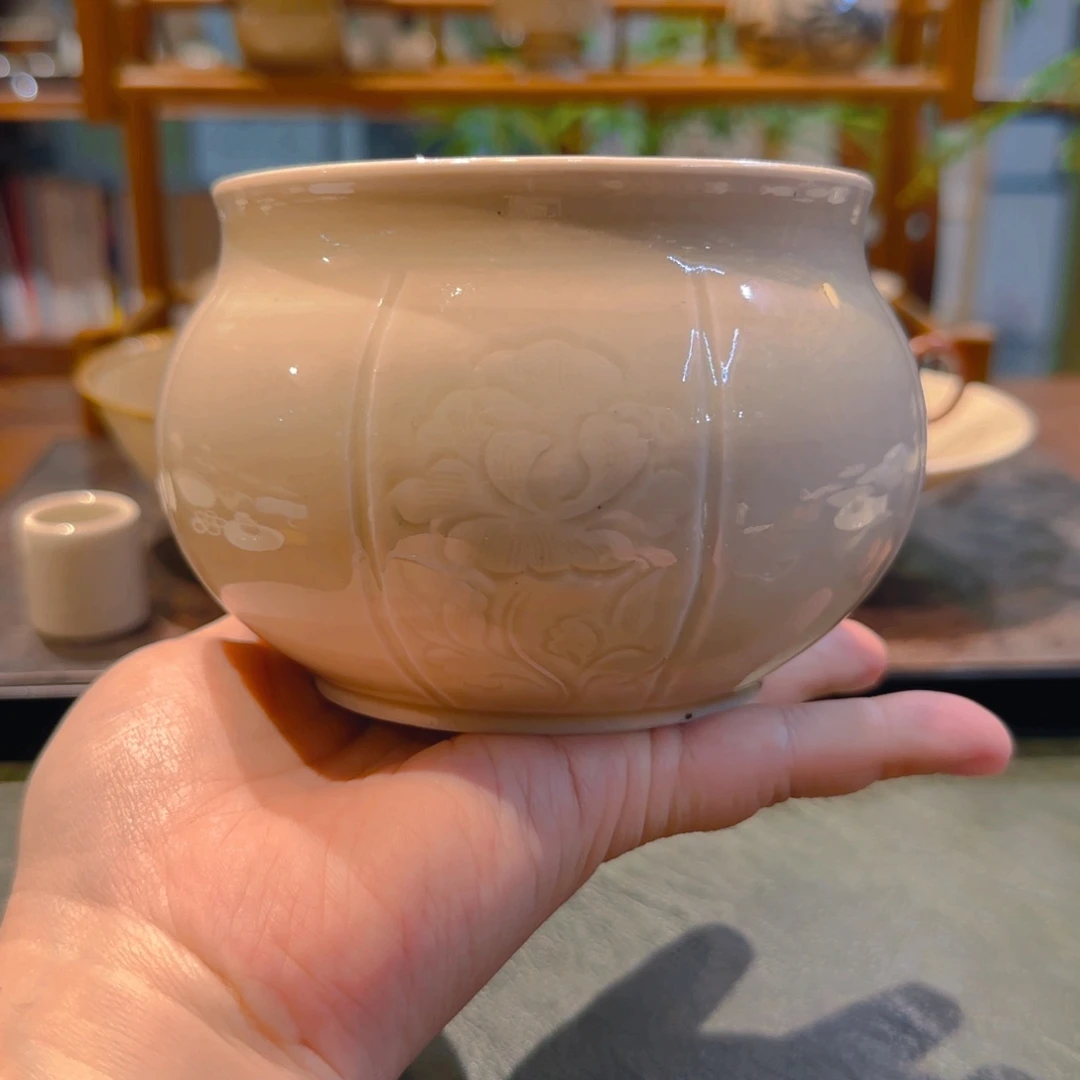 微瑕仿古瓜楞建水 550ml