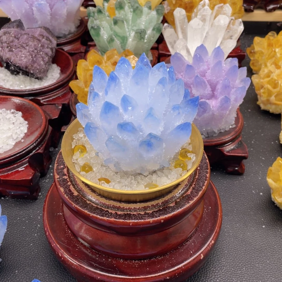 石材北****司天然蓝水晶150