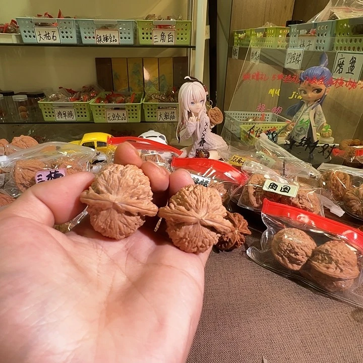 桃核把件40全品闷白69号