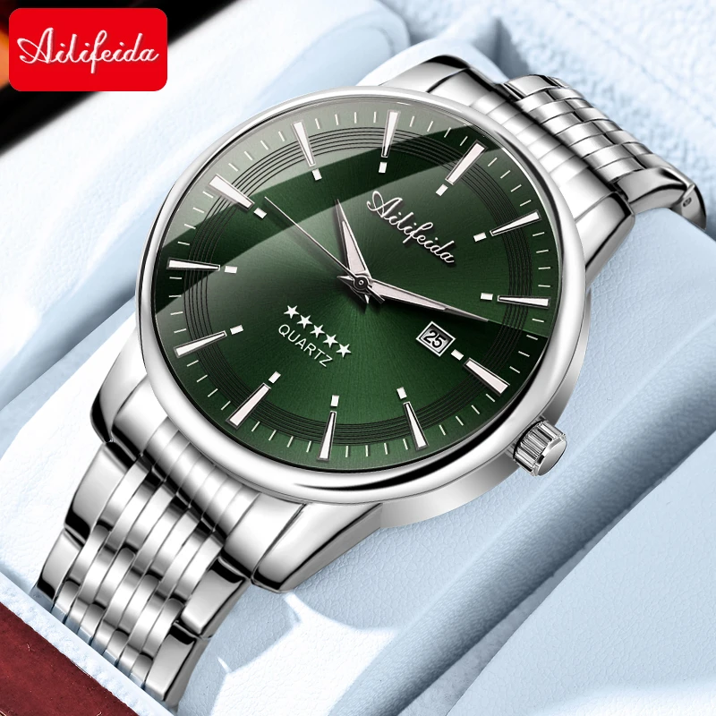 五星上将时尚大气全自动纯机械男士手表防水夜光日历镂空男款腕表