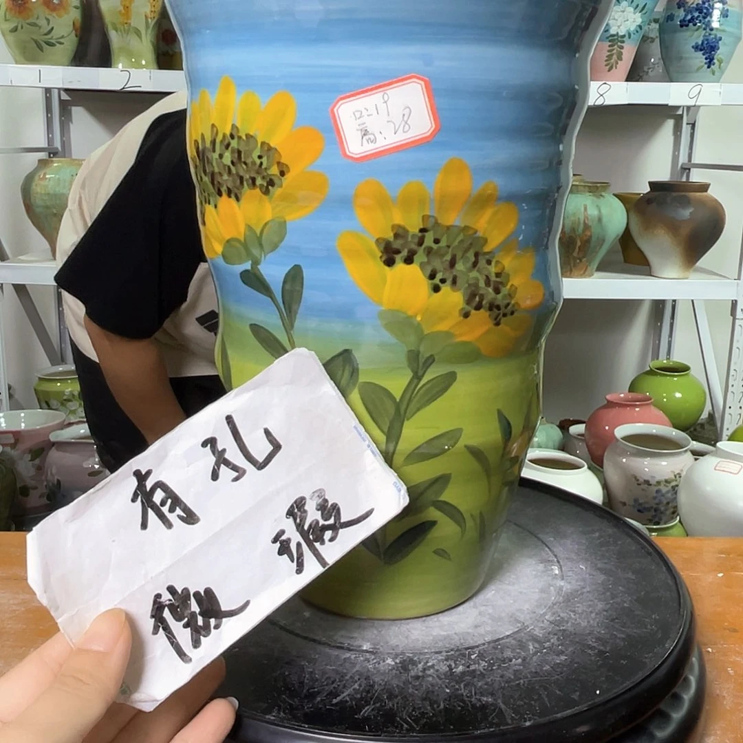 景德镇陶瓷微瑕陶瓷花盆