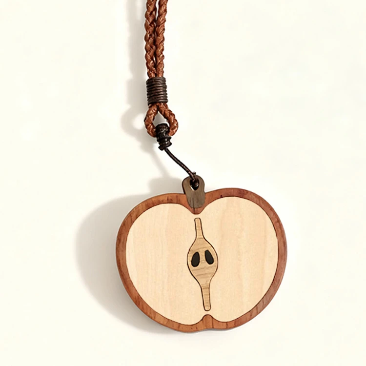 实木水果苹果包包配饰创意钥匙扣包挂文玩饰品挂坠礼品