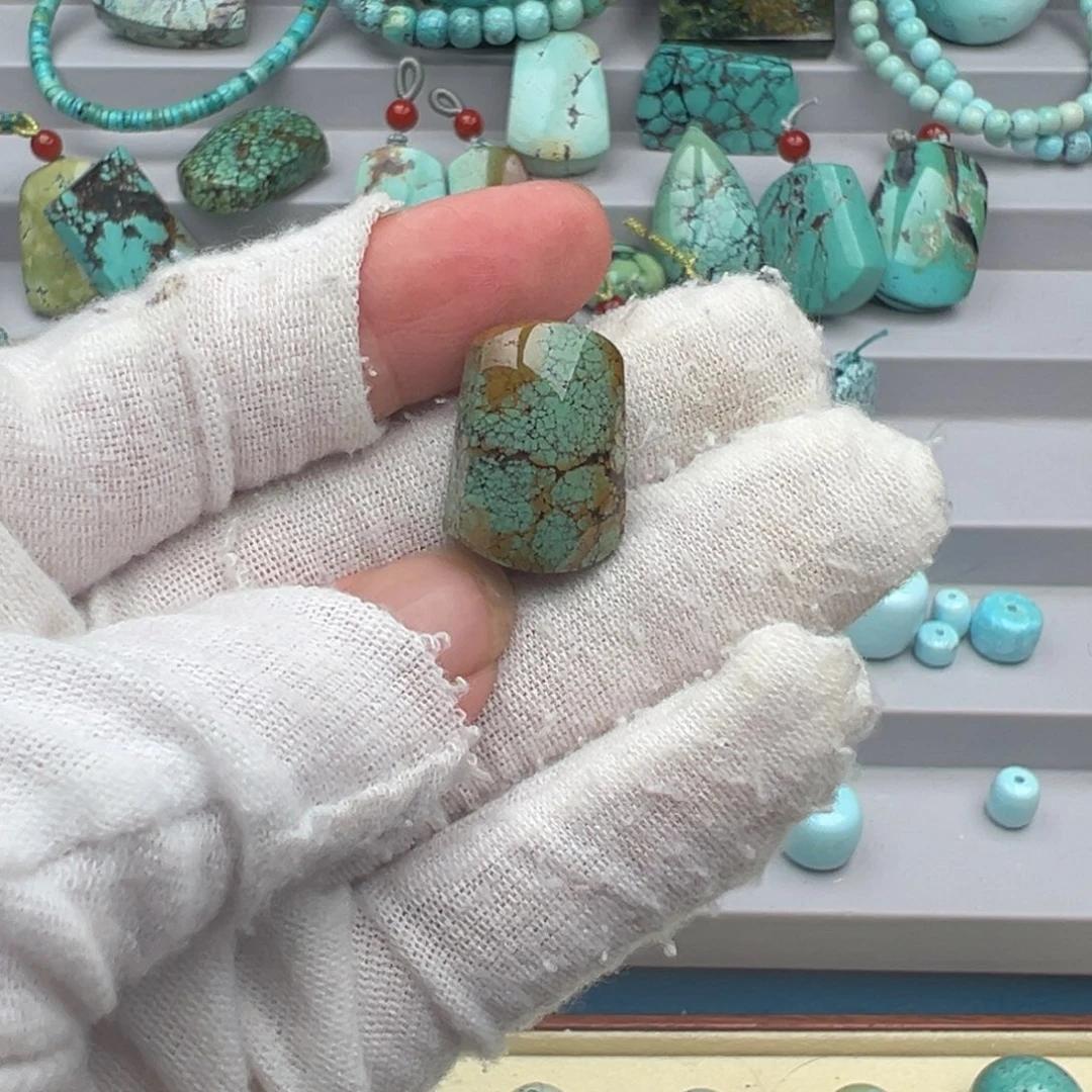 绿松石未镶嵌无事牌