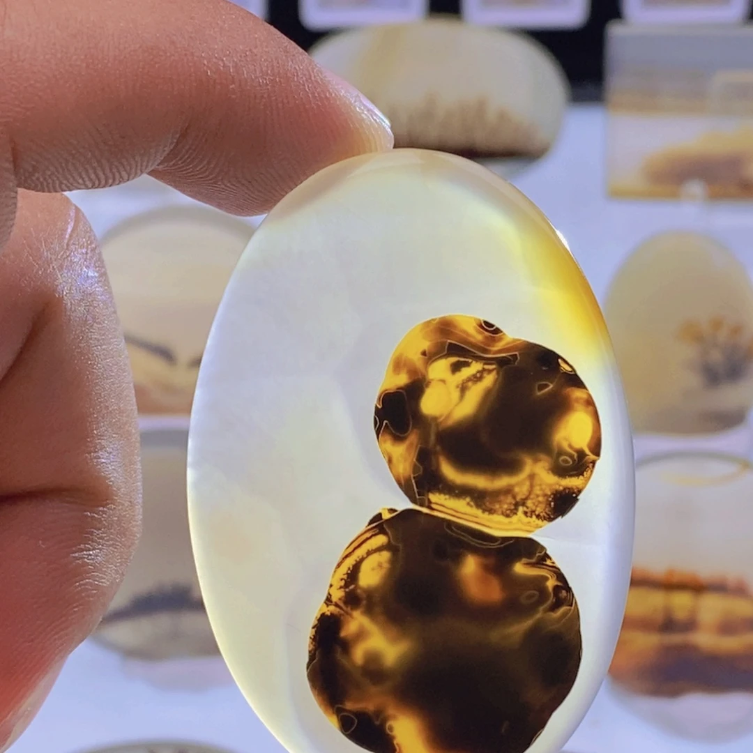 玛瑙/玉髓未镶嵌吊坠(不含链)86