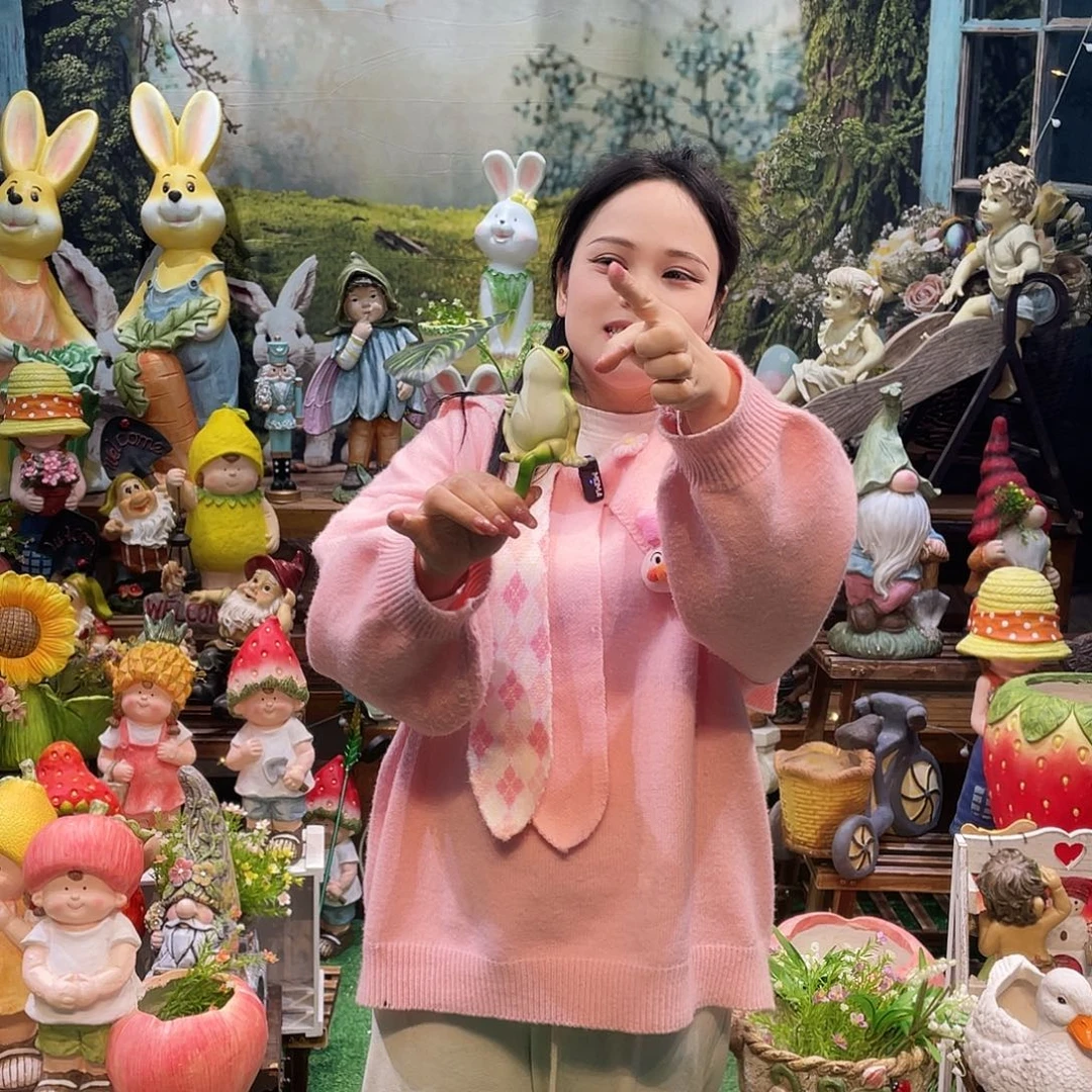 摆件花园摆件红红火火