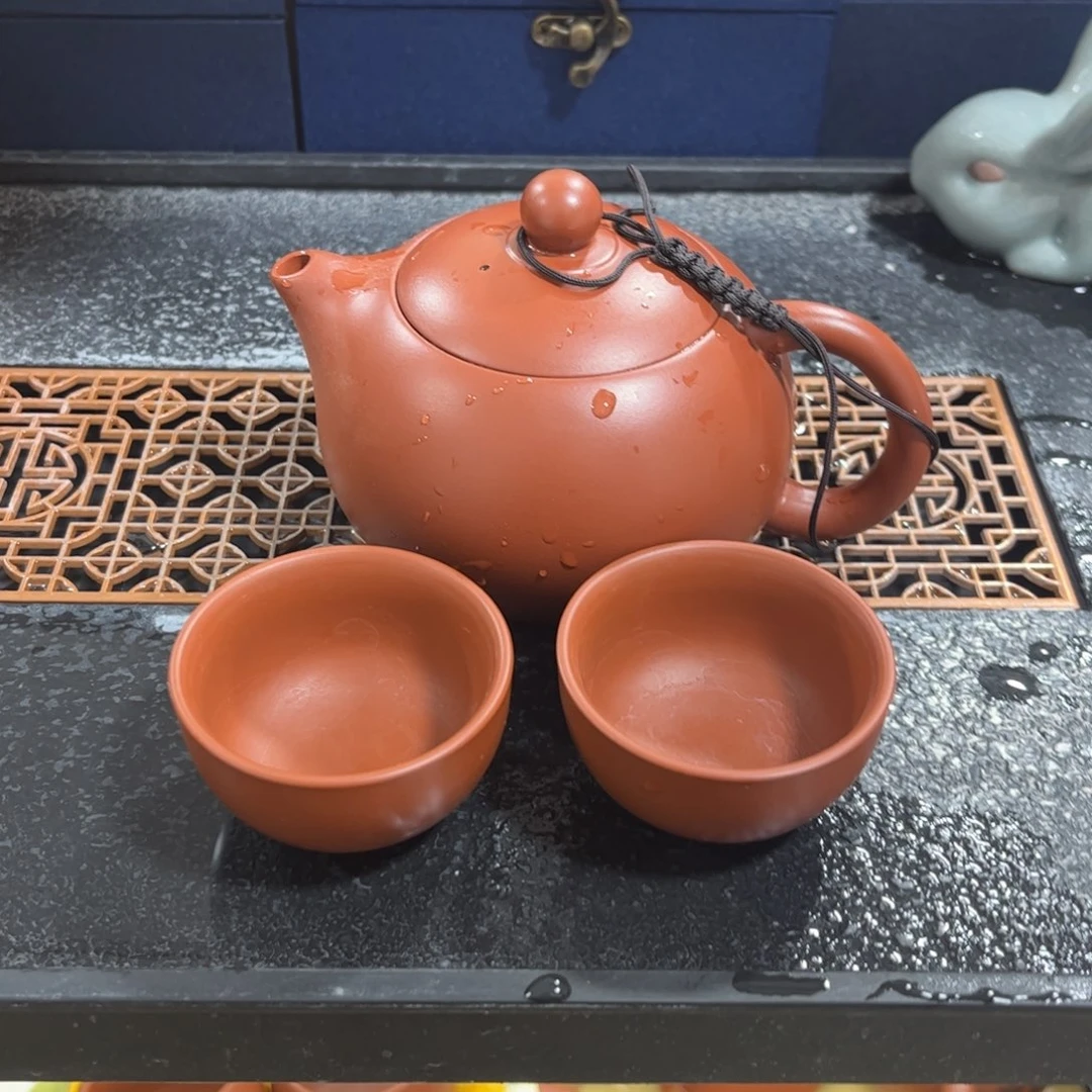 紫砂茶杯紫砂壶一壶2杯