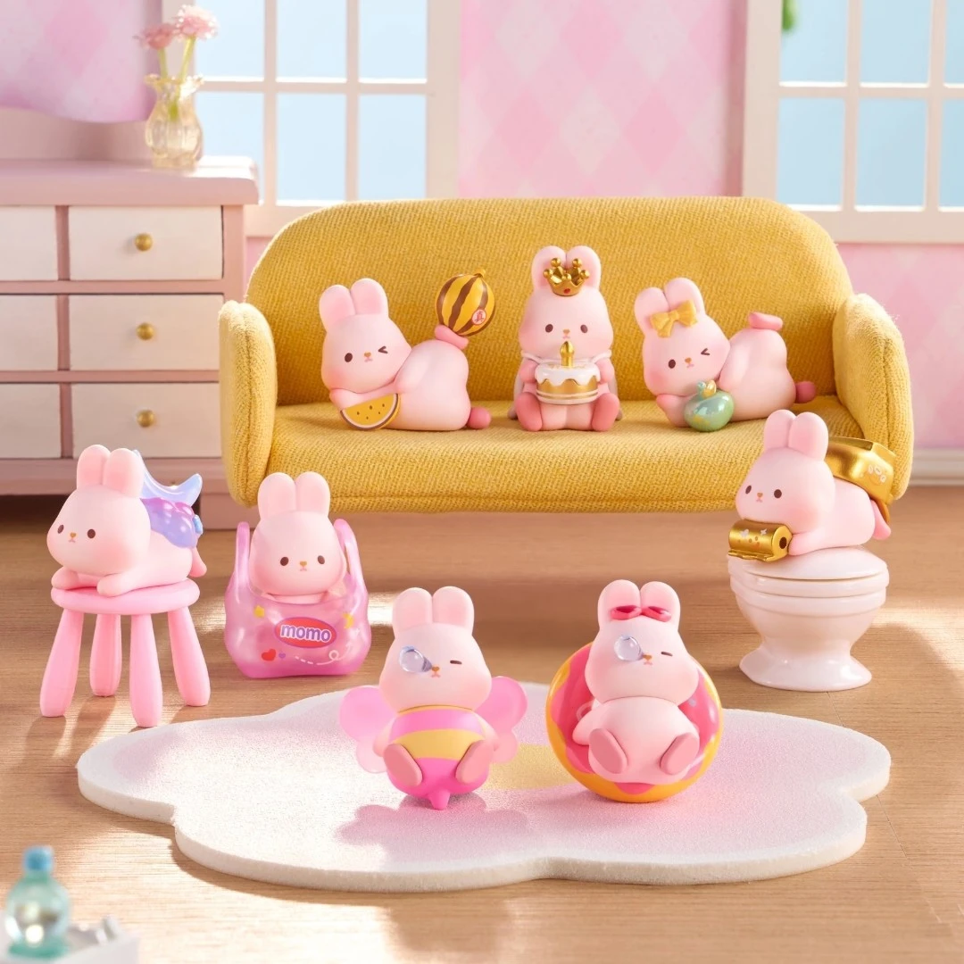 【代拆】新品摸摸兔趣享生活系列萌粒mini盲盒潮玩可爱萌粒