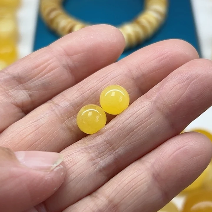 琥珀（矿物珀）裸石未镶嵌咖**糖