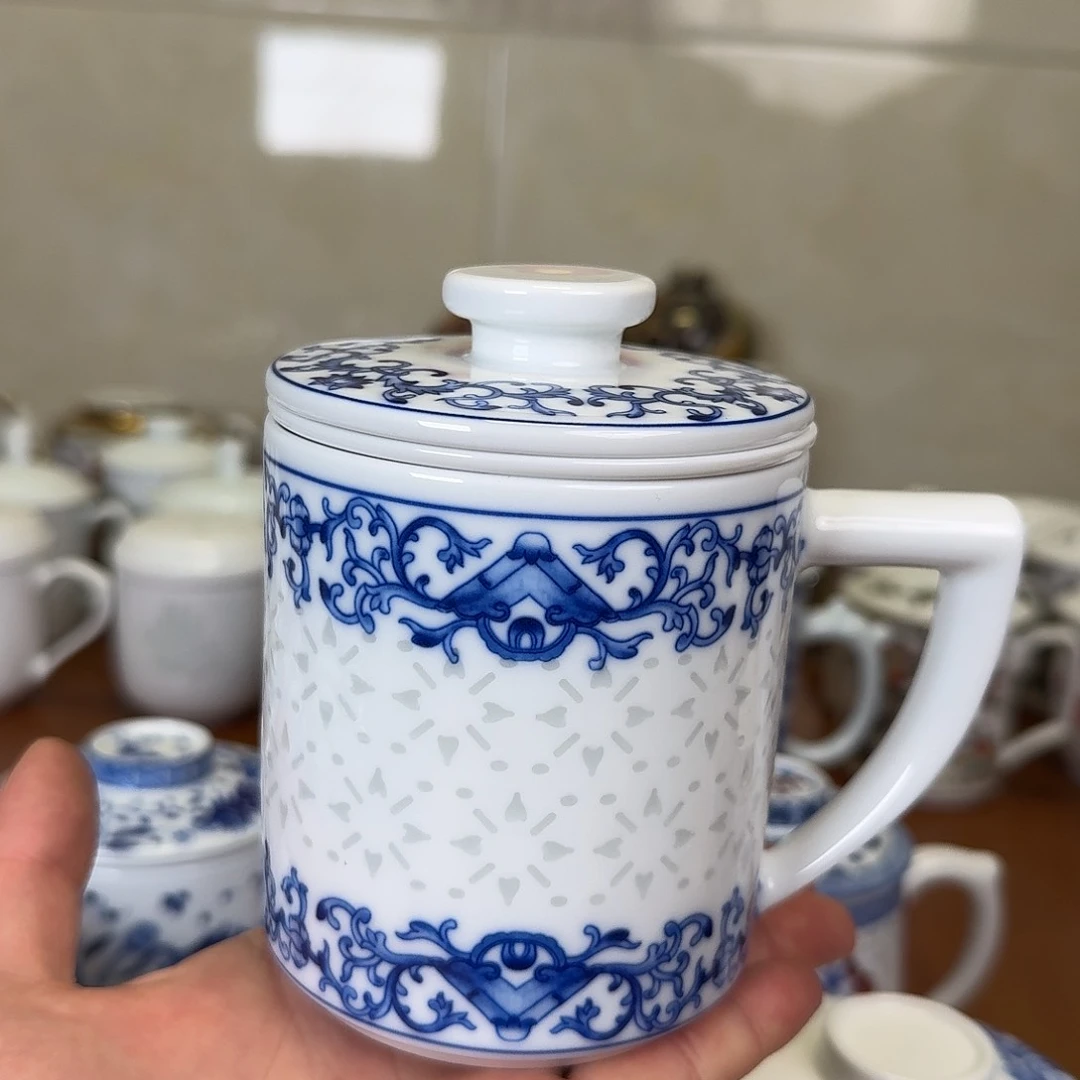 景德镇高温陶瓷办公杯