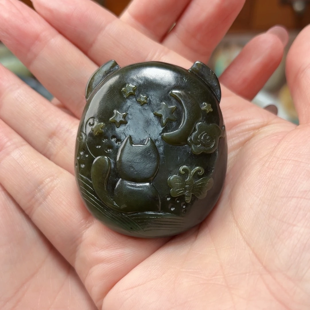 和田玉未镶嵌挂件B****o