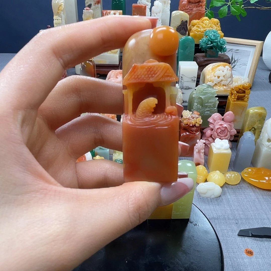 寿山石印石瑞****师包邮包刻1552