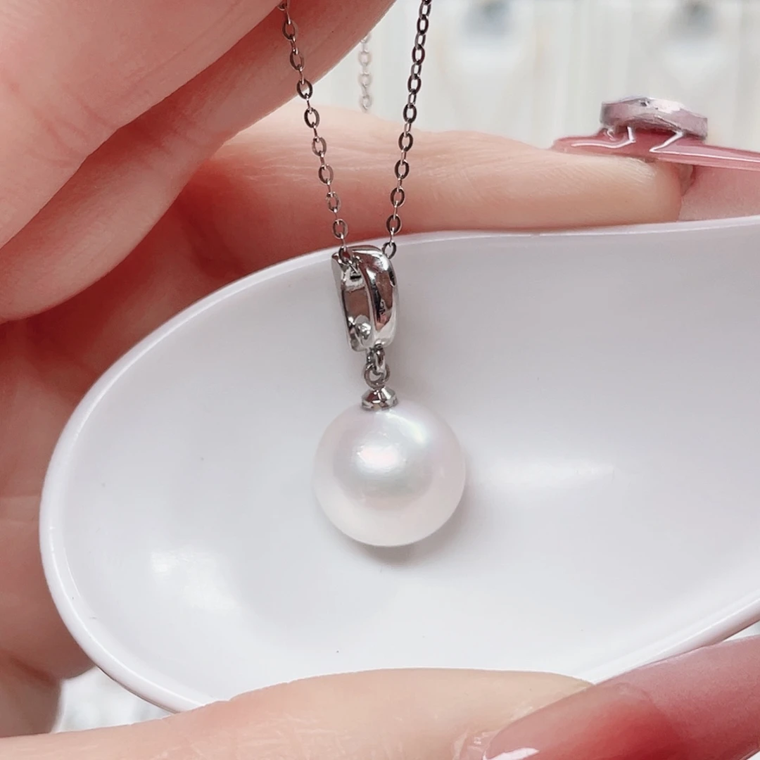 合金淡水珍珠吊坠(赠链)