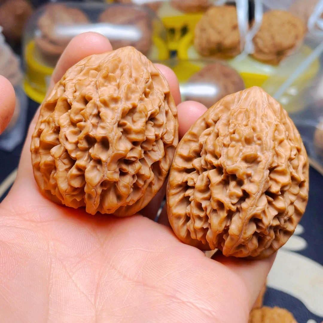 文玩核桃把件老鼠一对