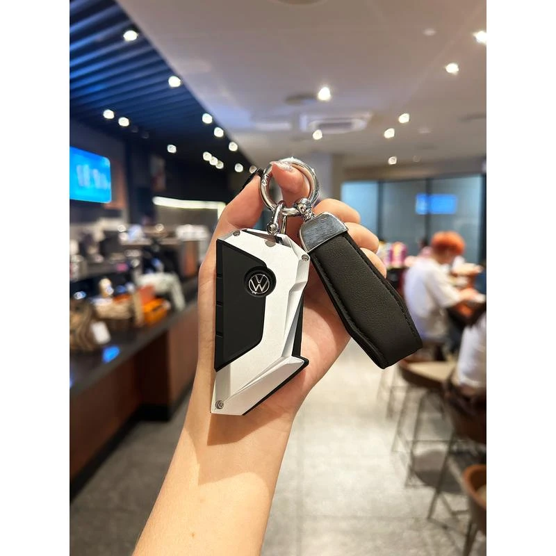 适用福斯钥匙套高尔夫8迈腾9车扣途昂3揽巡壳包