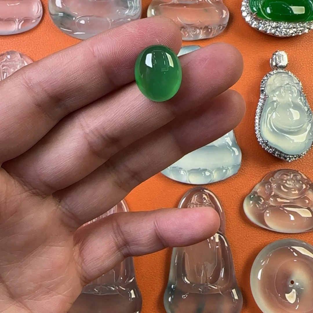 定制翡翠未镶嵌天然