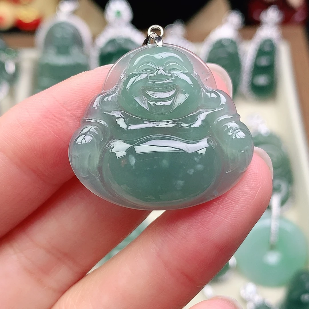 翡翠未镶嵌颈饰吊坠