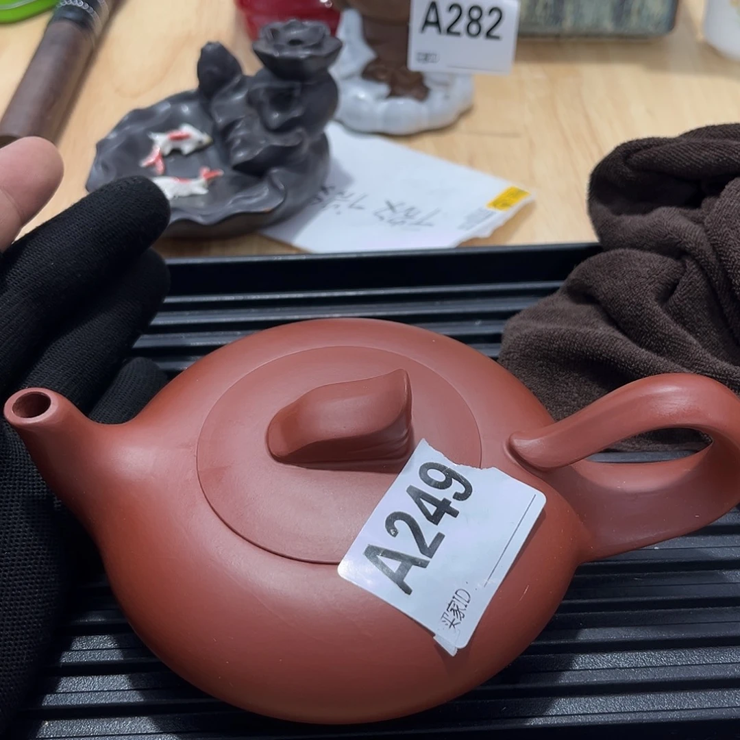 瓷片茶摆件工艺品摆件666