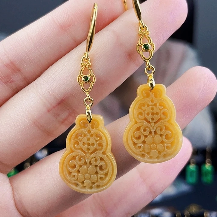 翡翠耳饰未镶嵌饰品