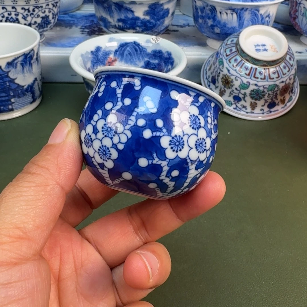 陶瓷景德镇纯手绘茶具圆圆222